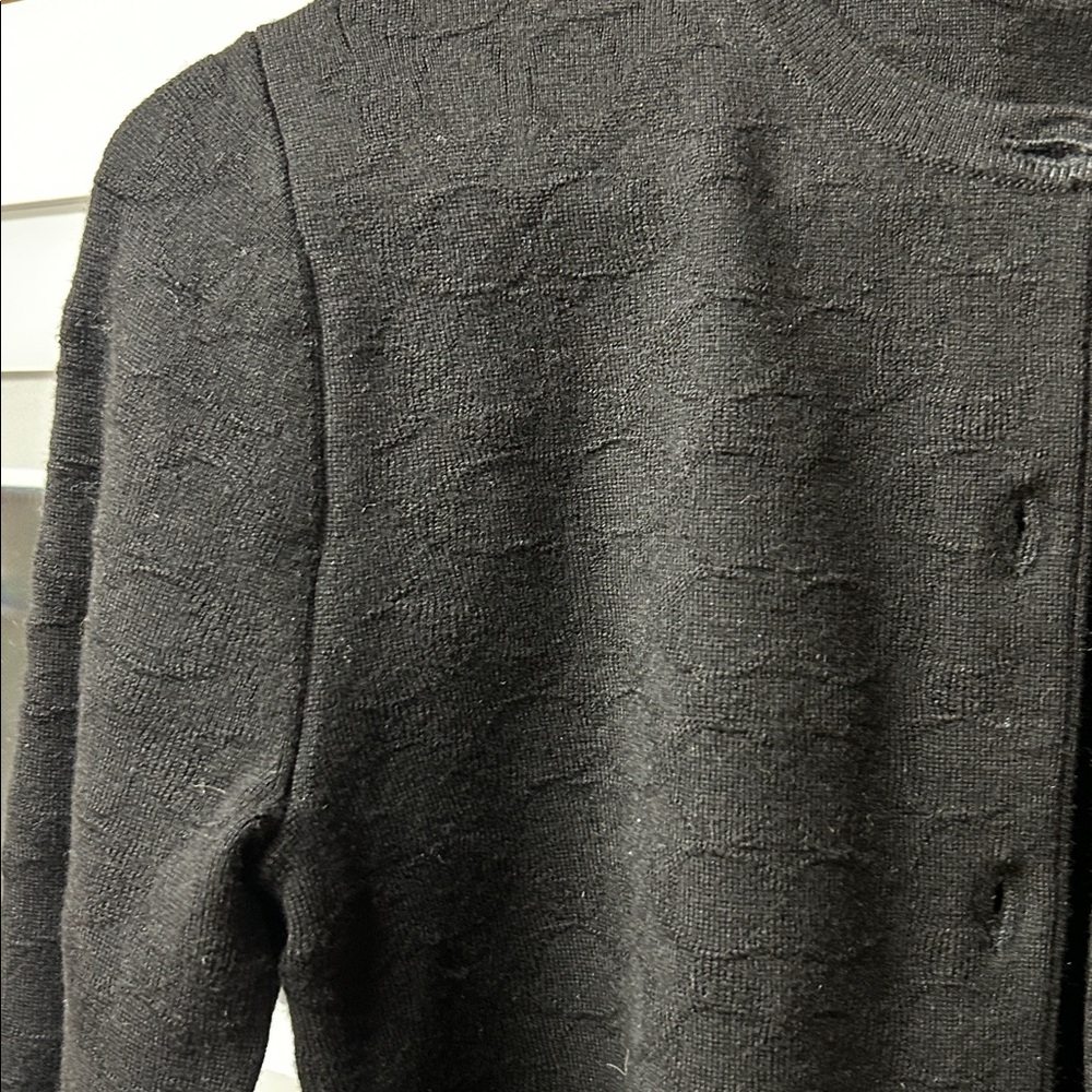 NWT Coach Signature Black Women's Cropped Cardigan Sweater - Picture 6 of 10